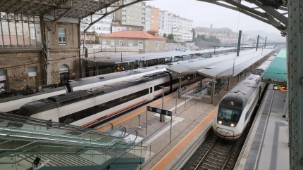 Estación de autobuses de Santiago, esta mañana