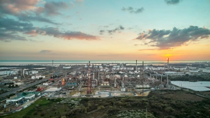 (Foto de ARCHIVO)Imagen panorámica del Polo Químico de Huelva.REMITIDA / HANDOUT por AIQBEFotografía remitida a medios de comunicación exclusivamente para ilustrar la noticia a la que hace referencia la imagen, y citando la procedencia de la imagen en la firma28/5/2024