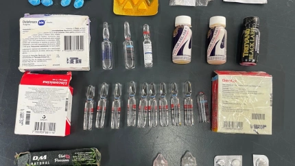 Parte de las sustancias intervenidas por la Guardia Civil