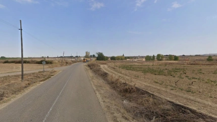 Carretera P-954 en las ce4rcanias de Grijota