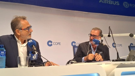 Presidente de AIRBUS con Carlos Herrera