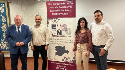 Jonathan Sánchez, coordinador de la red europea de lucha contra la pobreza, explica los datos de pobreza en Castilla y León