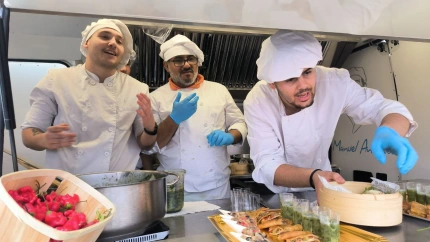 Alumnos del ciclo de restauración del IES Manoel Antonio