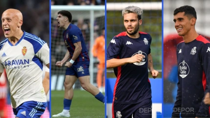 Mollejo, Víctor García, Mella o Villares son algunos de los futbolistas que han tenido que jugar de laterales en el Deportivo