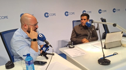 Germán Beardo junto a Alberto Herrera