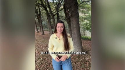 Laura Pinillas, bióloga, en el vídeo