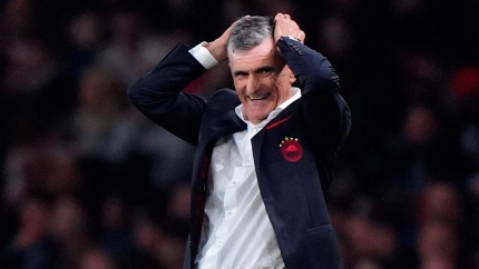 José Luis Mendilibar, entrenador de Olympiacos