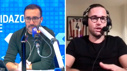 Juanma Castaño y Mario Suárez, en El Partidazo de COPE