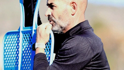 Paco Jémez en un entrenamiento
