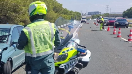 Imagen del accidente.GUARDIA CIVIL14/7/2024