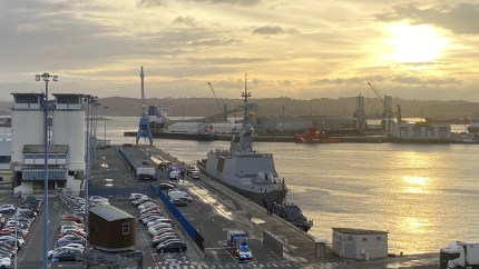 Operativo contra el narcotráfico en el puerto de A Coruña