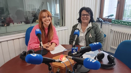Elena Sierra y María Roel presentaron en los estudios de COPE de la Costa el "Foro Down" de Ribadeo