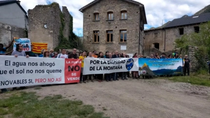 El movimiento ha recorrido numerosos pueblos del Pirineo