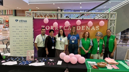 CCT y Vithas Almería se unen por la sensibilización frente al cáncer de mama