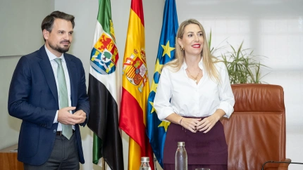 Abel Bautista y María Guardiola