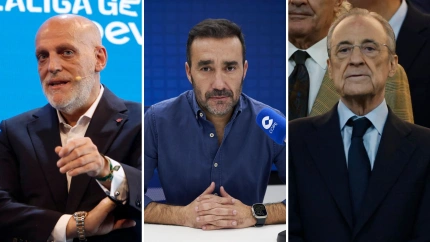 Juanma Castaño //  Javier Tebas // Florentino Pérez