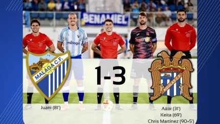 El Águilas FC gana 1-3 al Atlético Malagueño
