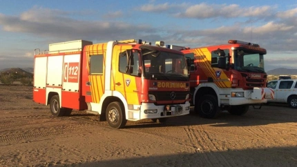 Efectivos de bomberosEMERGENCIAS 112 ANDALUCÍA
