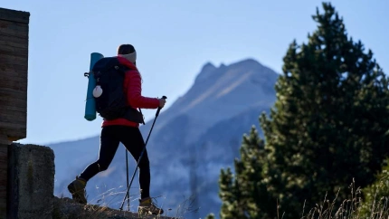 Camino de Santiago Francés por Aragón, a la altura de Candanchú