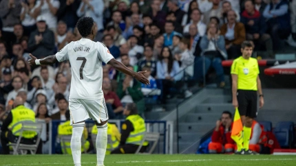El enfado de Vinicius tras ser sustituido por Xabi Alonso en el Clásico