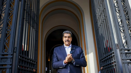 Nicolás Maduro a su llegada a el Panteón Nacional
