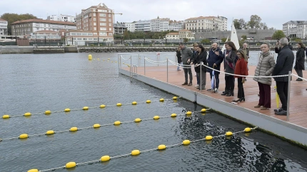 Inauguración de la Plataforma flotante de O Parrote (A Coruña)