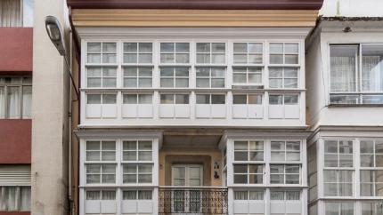 Foto de archivo de un edificio en el barrio de A Magdalena, en Ferrol