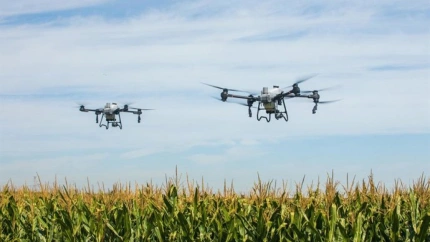 Drones en el campo, en la agricultura
