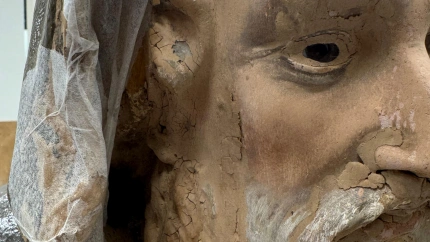 Obra de arte restaurada por la UGR