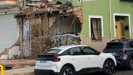 Una casa destrozada por la dana en Paiporta