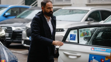 El exgerente del PSOE, Mariano Moreno Pavón, a su llegada al Tribunal Supremo