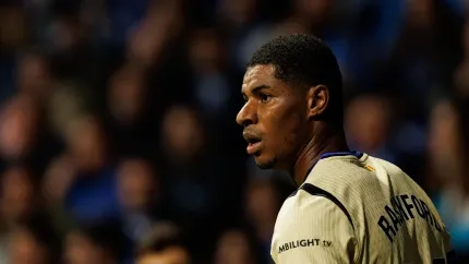 Marcus Rashford, en el partido ante el Oviedo