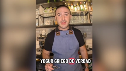 El griego de Madrid, chef, en el vídeo