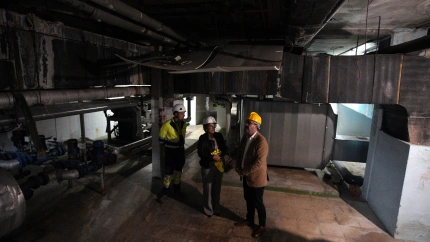 Morala exige a la oposición su apoyo para reconstruir las piscinas de Ponferrada (León) en riesgo de derrumbe