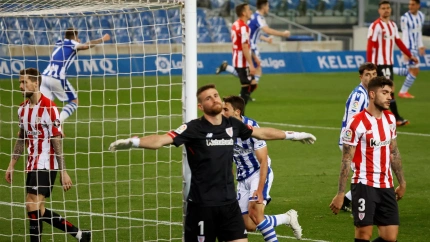 Derbi Vasco en Anoeta entre la Real Sociedad y el Athletic Club