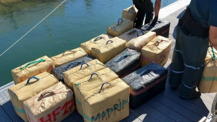 (Foto de ARCHIVO)Fardos hachís intervenidos por la Guardia Civil.REMITIDA / HANDOUT por GUARDIA CIVIL.Fotografía remitida a medios de comunicación exclusivamente para ilustrar la noticia a la que hace referencia la imagen, y citando la procedencia de la imagen en la firma16/7/2021