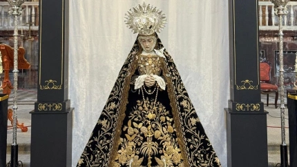 Soledad de San Jerónimo en su altar de cultos