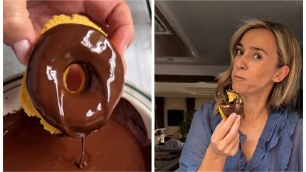 Donuts de calabaza... ¡sin azúcar!