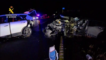 Carretera N-232 a la altura de Foncea