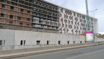 Estado de las obras en el exterior del Arquitecto Marcide