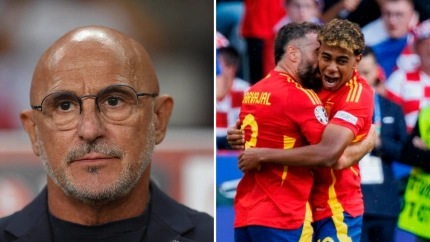 Luis de la Fuente zanja la polémica entre Lamine Yamal y Carvajal después del último Clásico