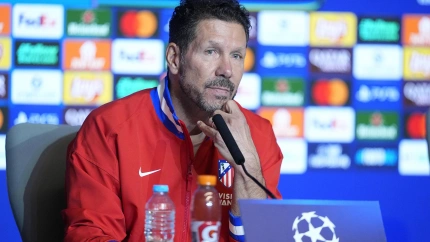 Diego Pablo Simeone, en rueda de prensa