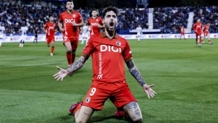 Fer Niño durante el Leganés - Burgos CF