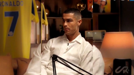 Cristiano Ronaldo en la entrevista con Piers Morgan
