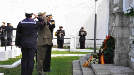 Momento de la ofrenda en Catabois