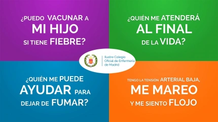 ‘Pregunta a tu enfermera’, la campaña impulsada por el Colegio Oficial de Enfermería de Madrid