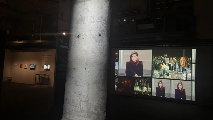 Exposición 'El muro de Berlín. Un mundo dividido' en el Espacio Inmersa de Barcelona