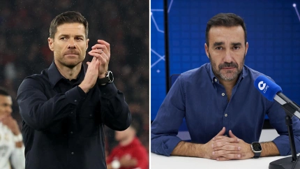 Xabi Alonso y Juanma Castaño