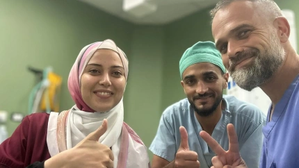 Raul Incertis, en Gaza