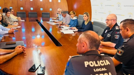 Reunión de la Unidad de Control del Padrón en el Ayuntamiento de Lorca